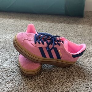 Adidas Pink and Navy Sneakers